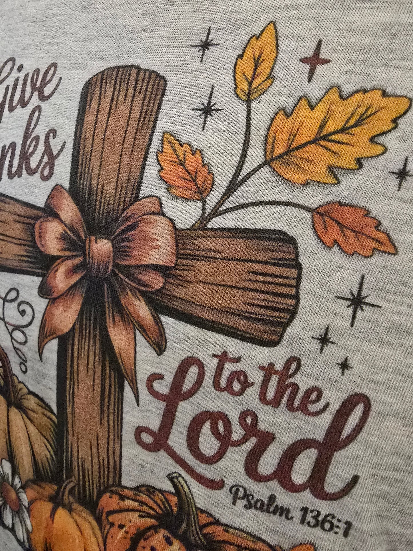 Give Thanks to the Lord Shirt | Sweatshirt | Tank Top | Fall