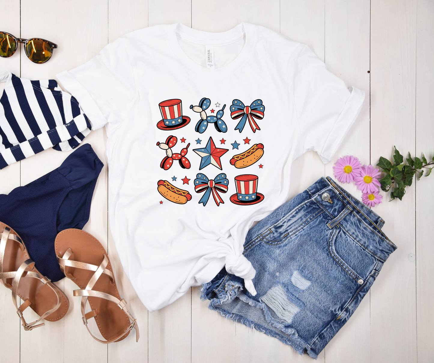 4th of July Shirt, Sweatshirt, Tank Top