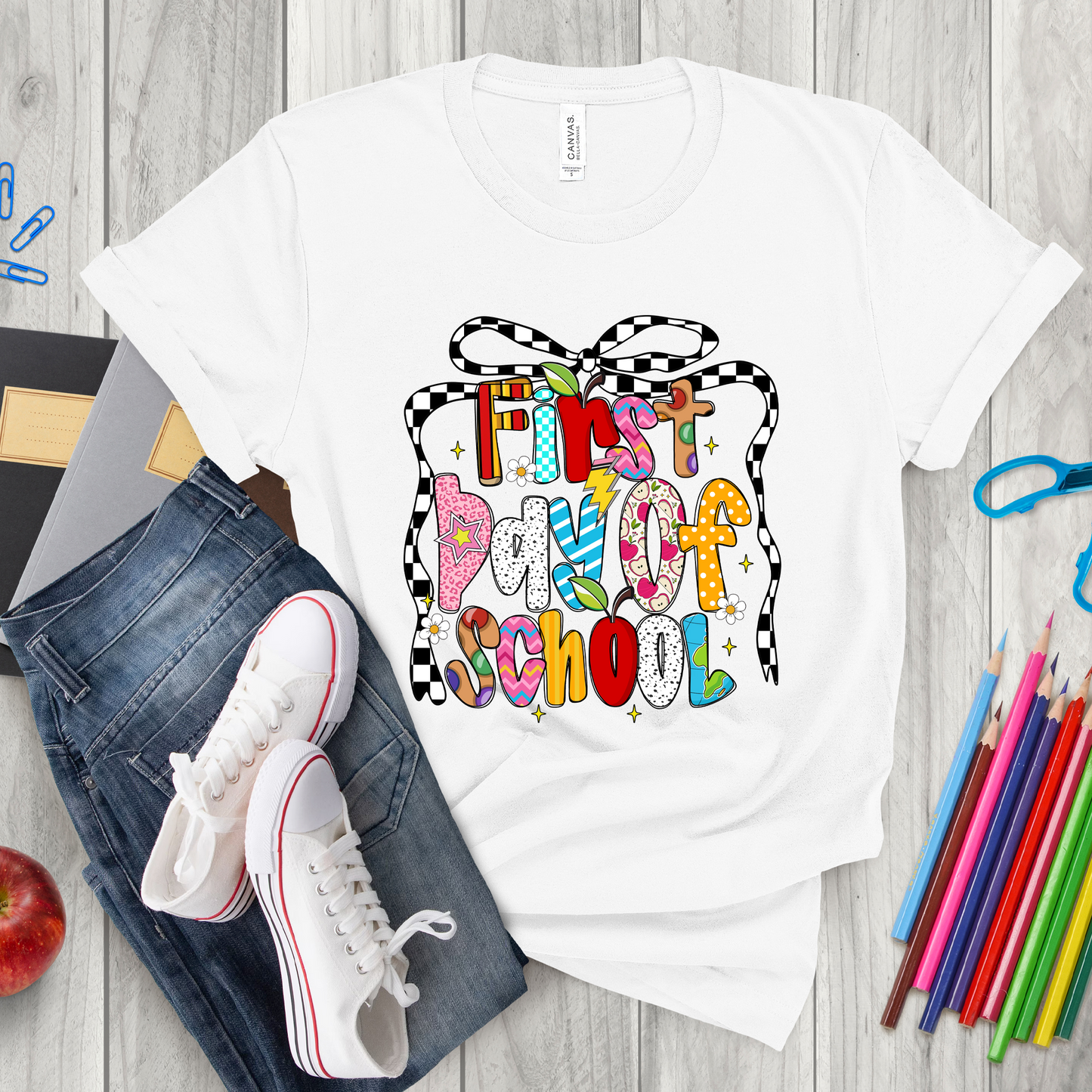 First Day Of School Shirt, Back to School Shirt, Sweatshirt, Tank Top Teacher
