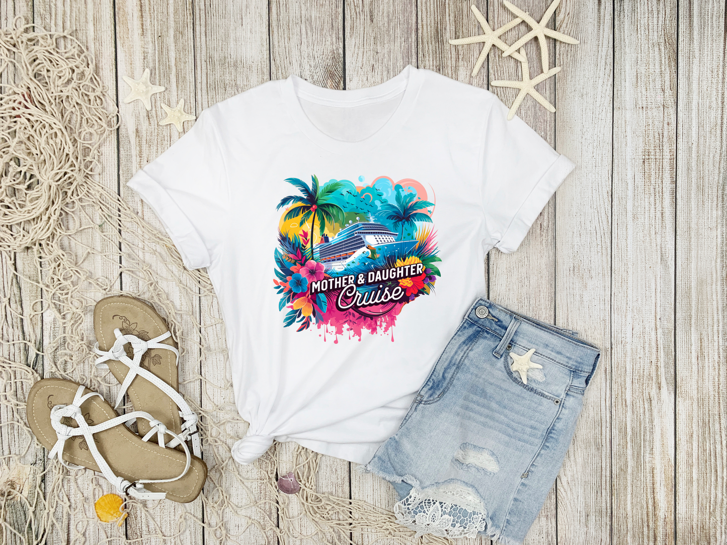 Mother and Daughter Cruise Shirt, Sweatshirt, Tank Top