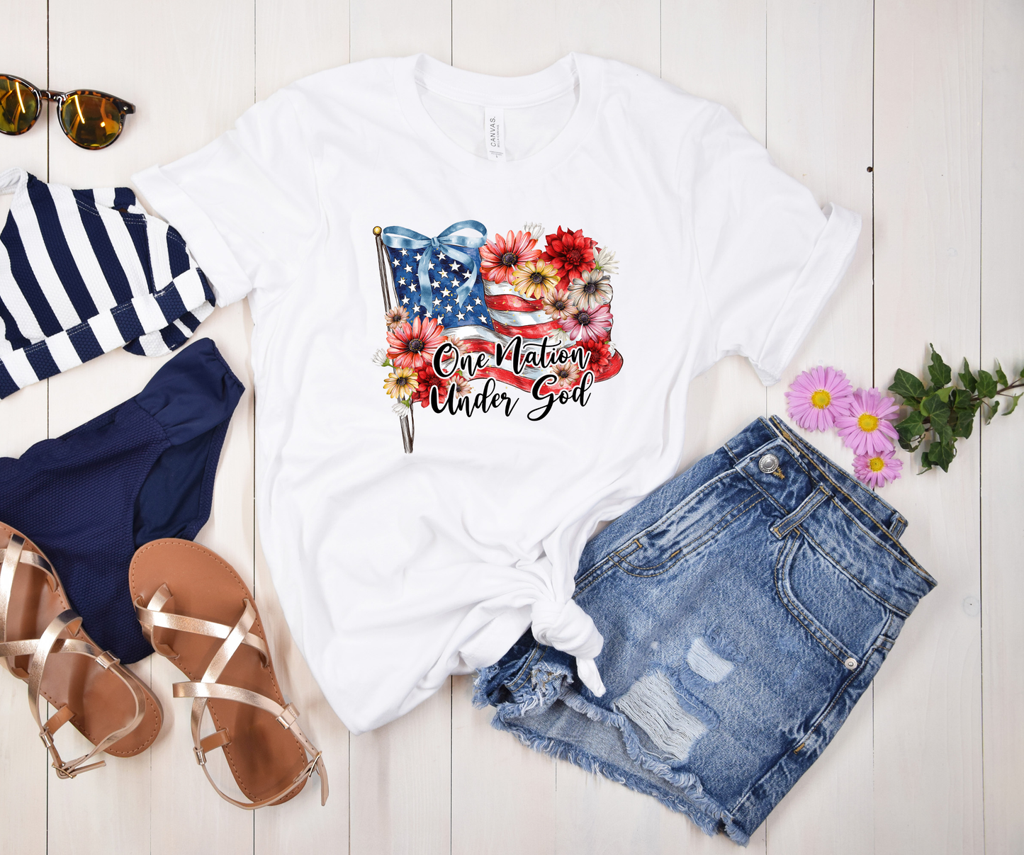 One Nation Under God Shirt, Sweatshirt, Tank Top