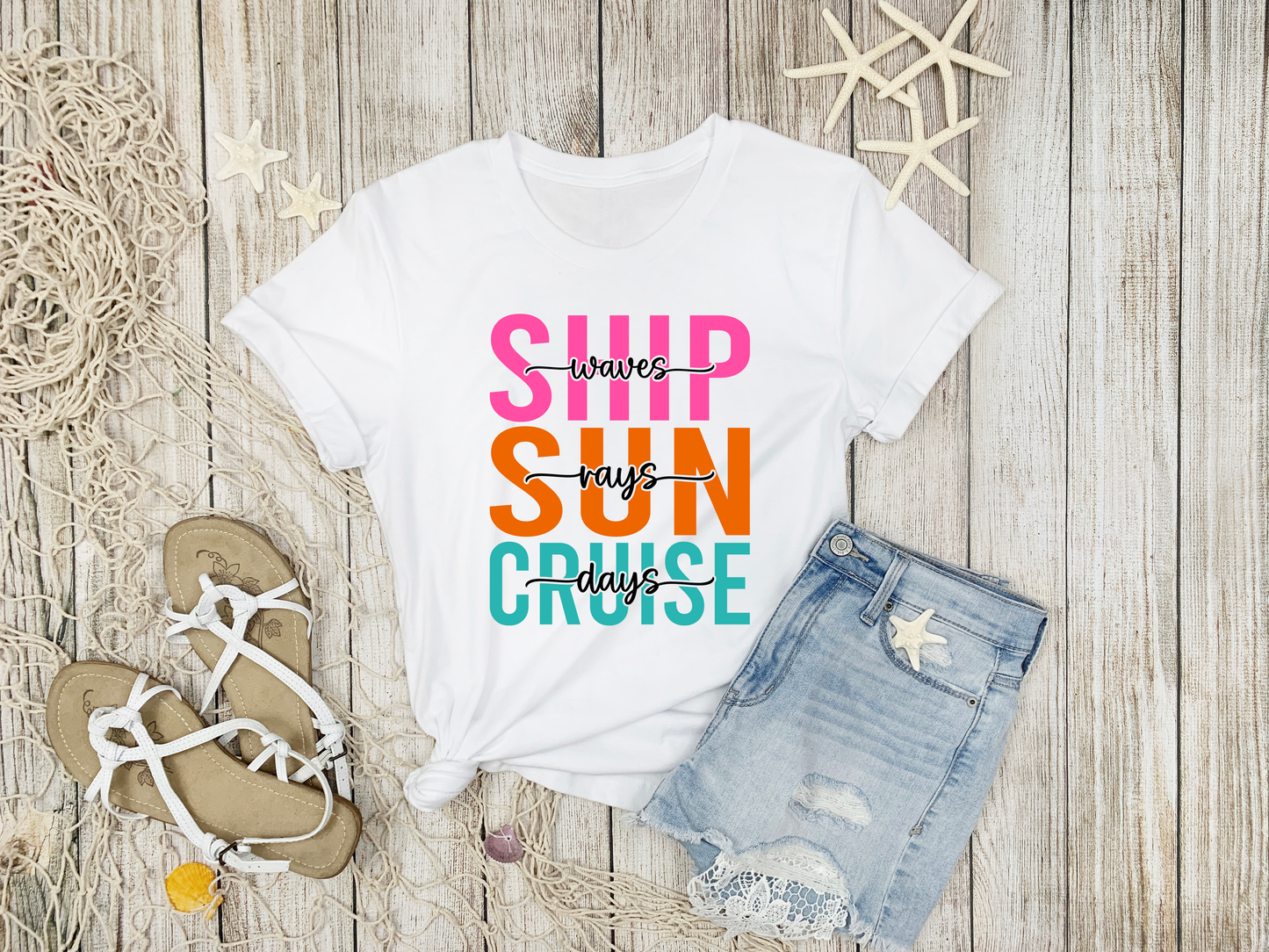Ship Sun Cruise Shirt, Sweatshirt, Tank Top