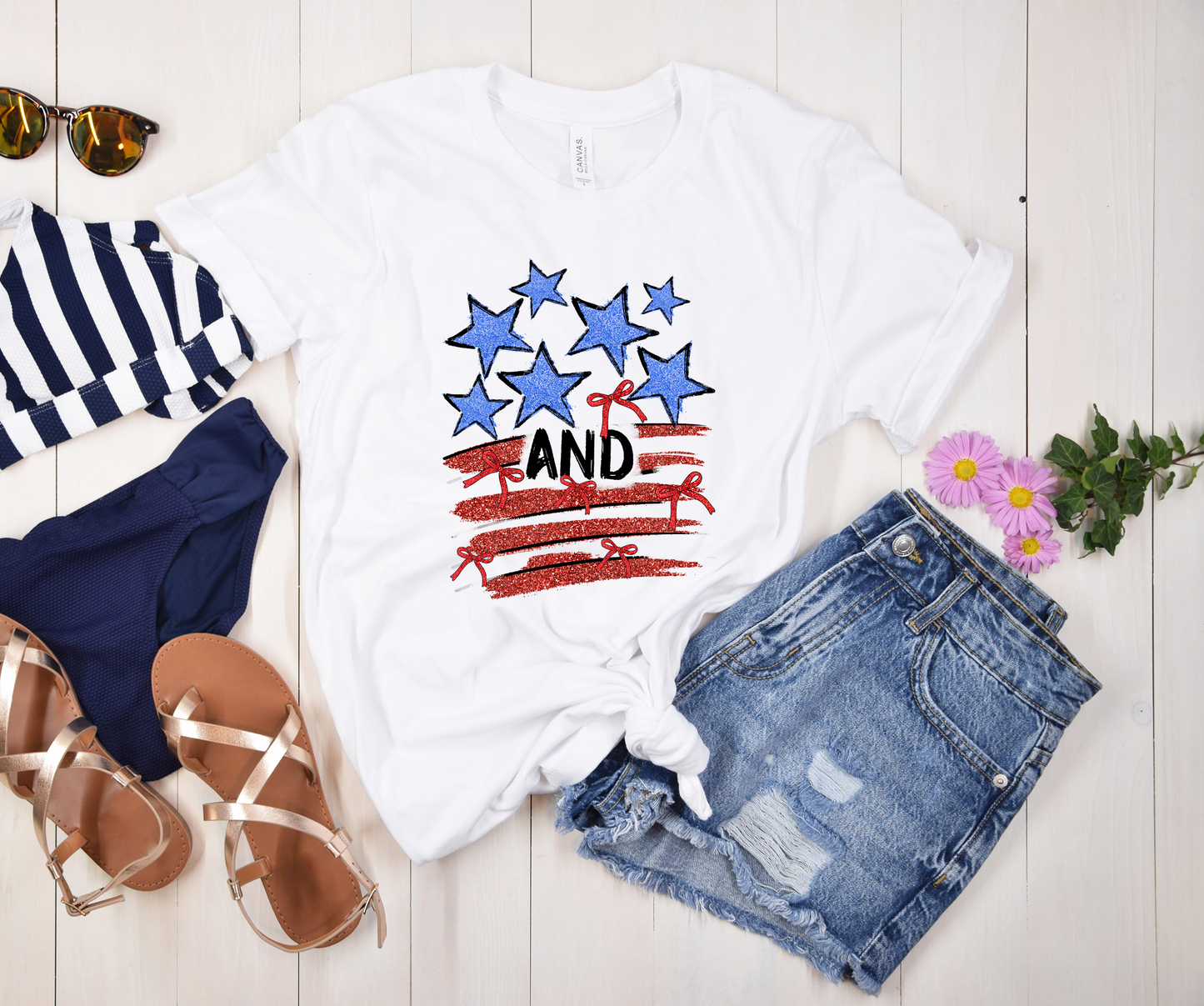 Stars & Stripes Shirt, Sweatshirt, Tank Top