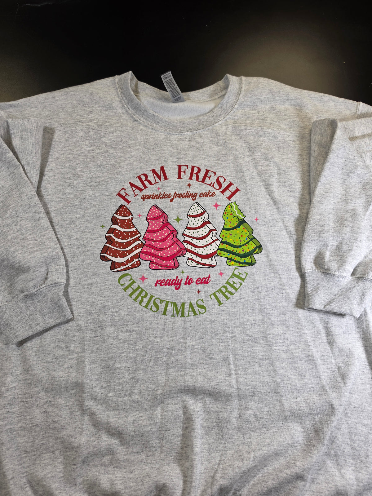 Farm Fresh Christmas Tree Cakes Sweatshirt