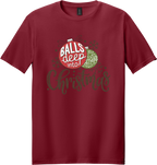 Balls Deep Into Christmas Unisex Tee ~ Printed in the USA