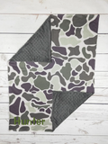 Camouflage Baby Blanket