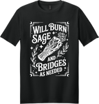 Burn Sage and Bridges Unisex Tee ~ Printed in the USA