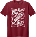 Burn Sage and Bridges Unisex Tee ~ Printed in the USA