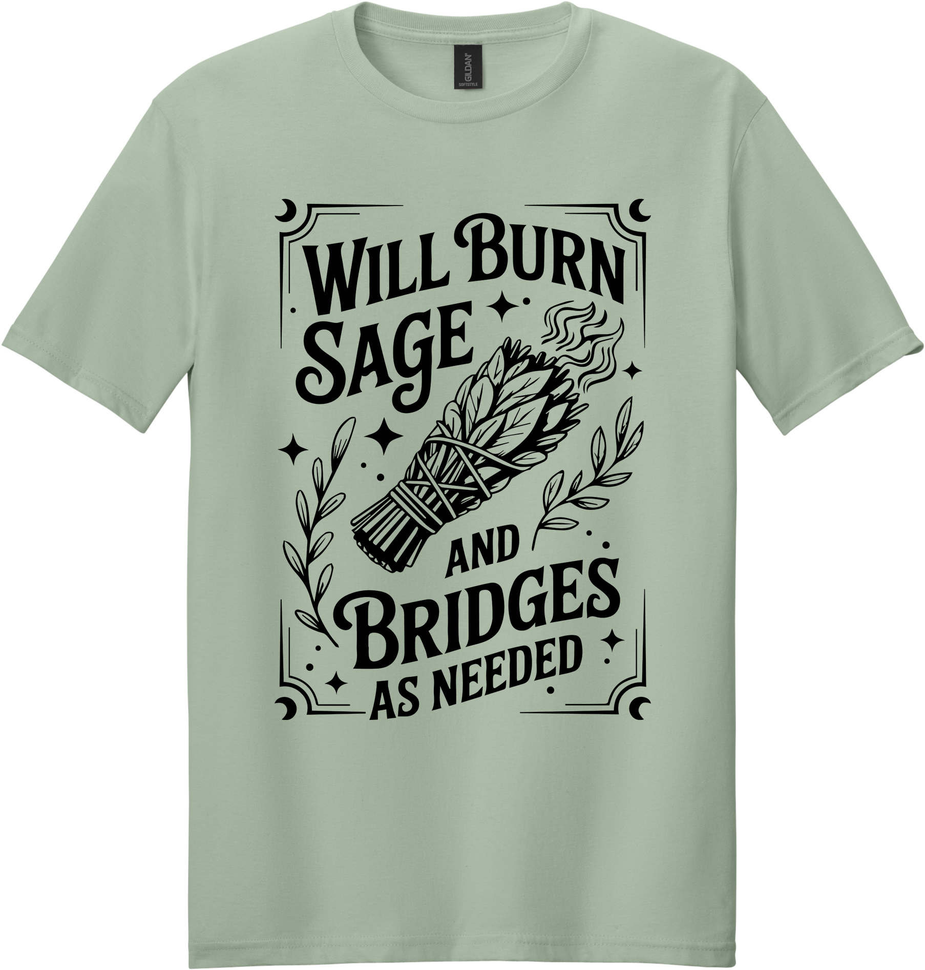 Burn Sage and Bridges Unisex Tee ~ Printed in the USA