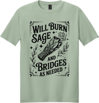 Burn Sage and Bridges Unisex Tee ~ Printed in the USA