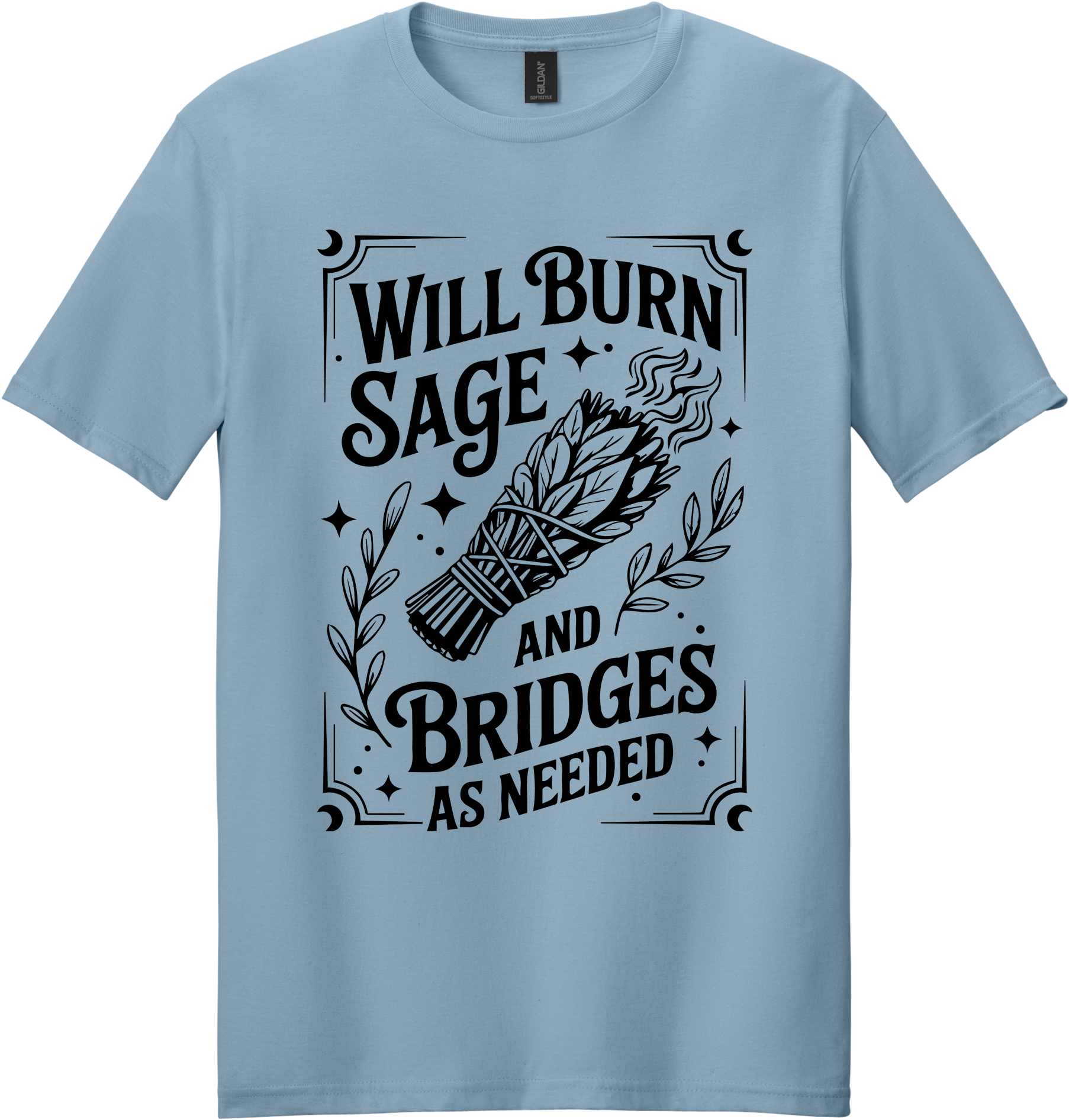Burn Sage and Bridges Unisex Tee ~ Printed in the USA
