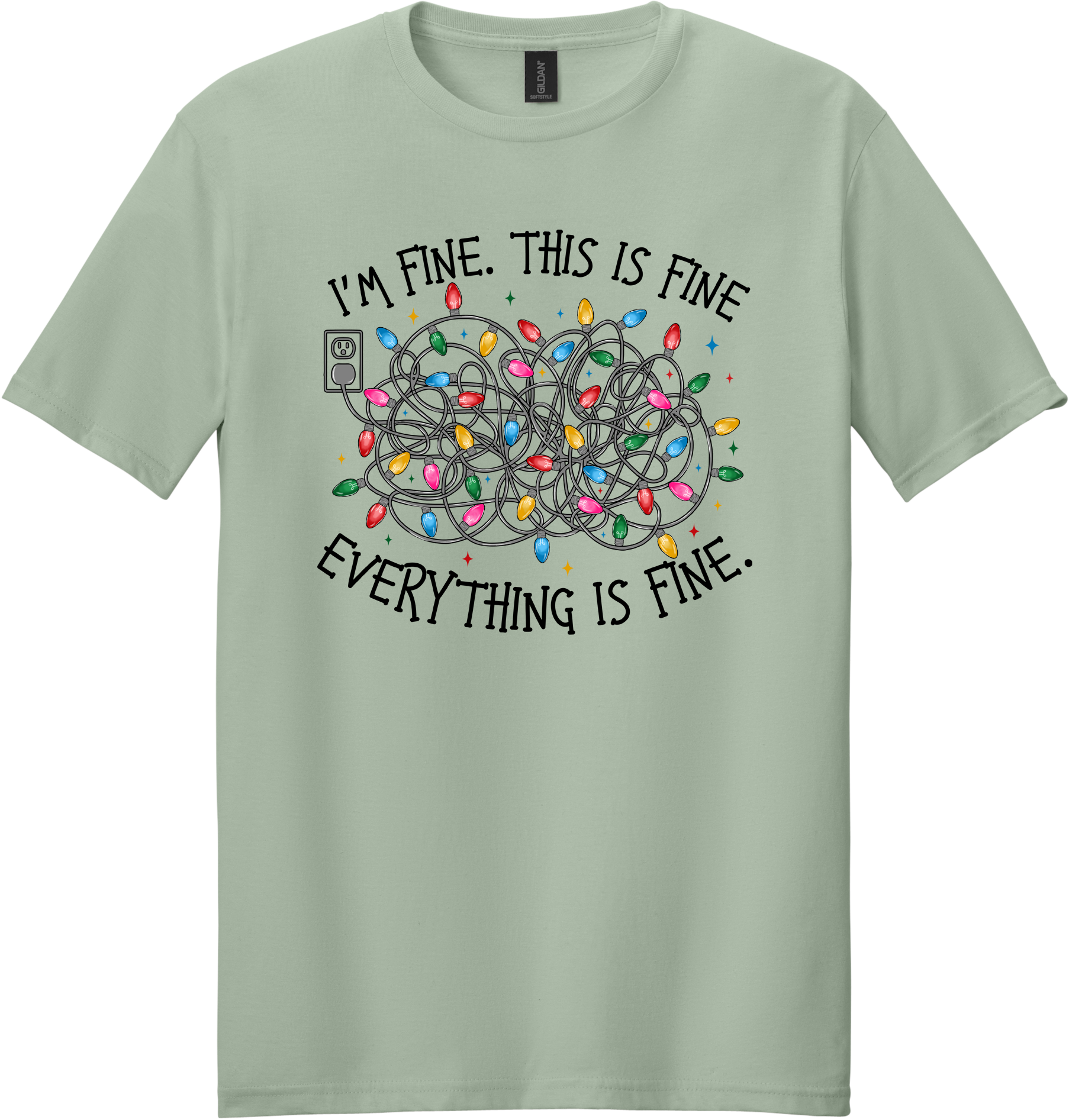I'm Fine Everything is Fine Unisex Tee ~ Printed in the USA