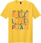 Fall Breeze Unisex Tee ~ Printed in the USA