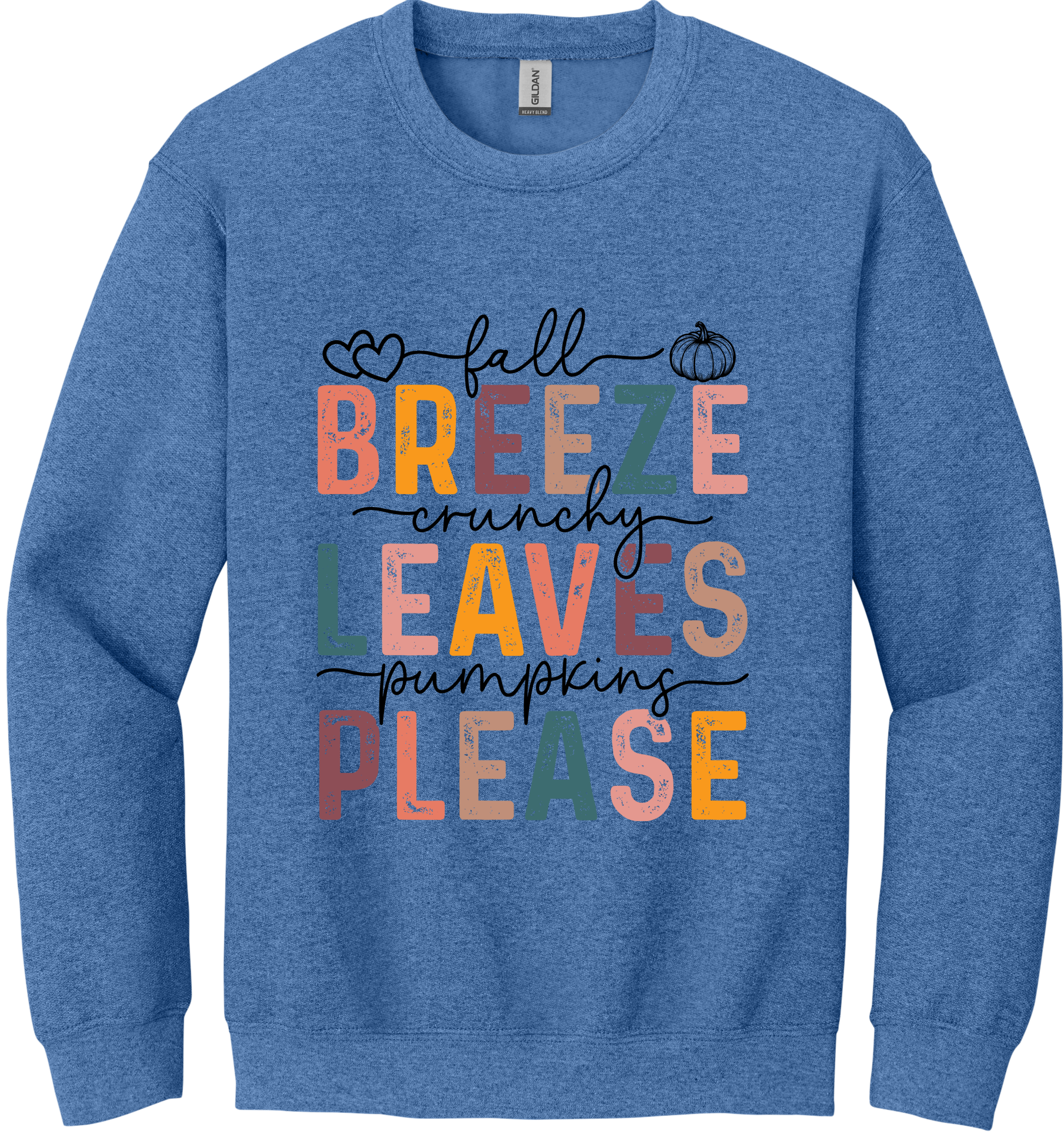 Fall Leaves Unisex Crewneck Sweatshirt ~ Printed in the USA