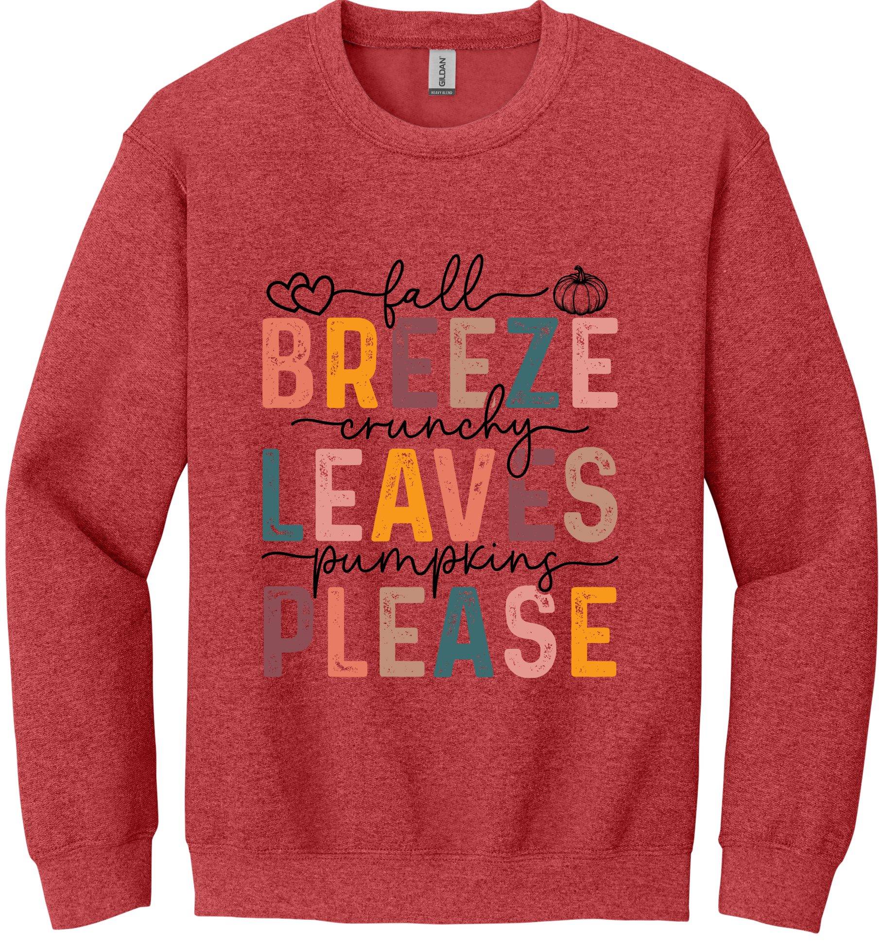 Fall Leaves Unisex Crewneck Sweatshirt ~ Printed in the USA
