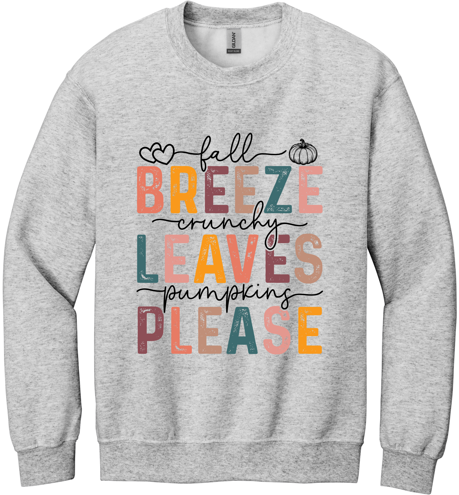 Fall Leaves Unisex Crewneck Sweatshirt ~ Printed in the USA