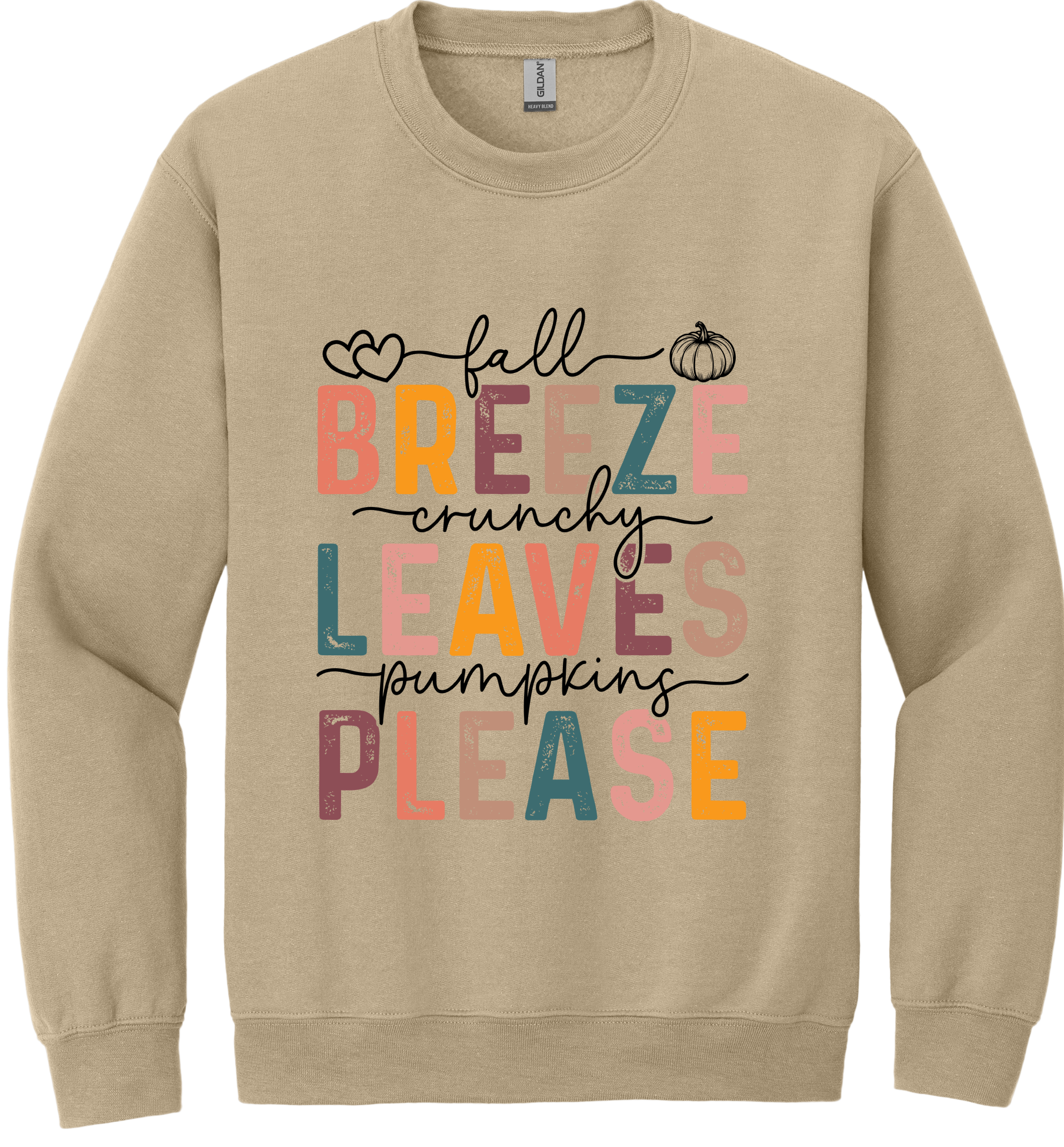Fall Leaves Unisex Crewneck Sweatshirt ~ Printed in the USA