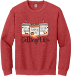 Getting Lit Unisex Crewneck Sweatshirt ~ Printed in the USA