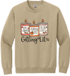 Getting Lit Unisex Crewneck Sweatshirt ~ Printed in the USA