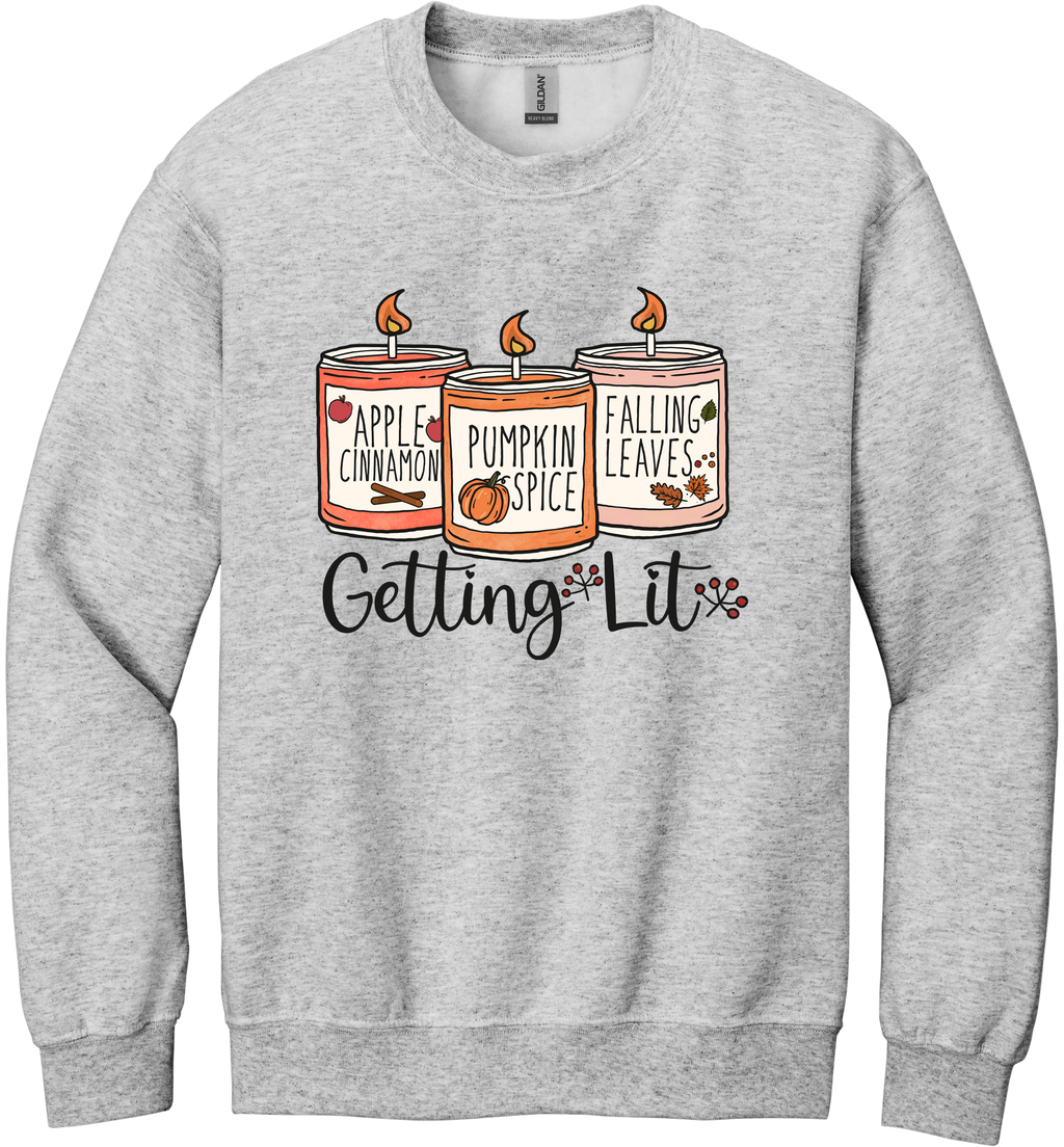 Getting Lit Unisex Crewneck Sweatshirt ~ Printed in the USA
