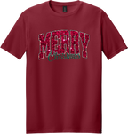 Glitter Merry Christmas Unisex Tee ~ Printed in the USA