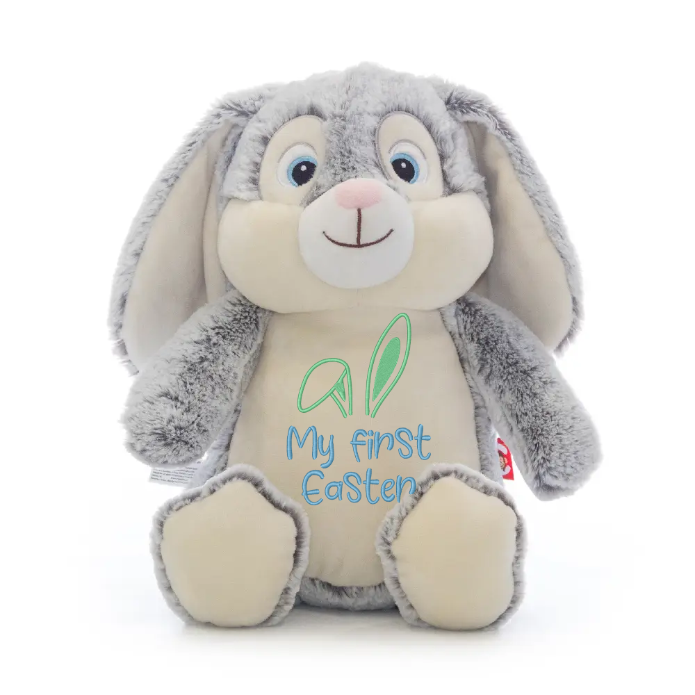 Personalized Easter Stuffed Animal ~ Embroidered Baby Plush ~ 'My First Easter'