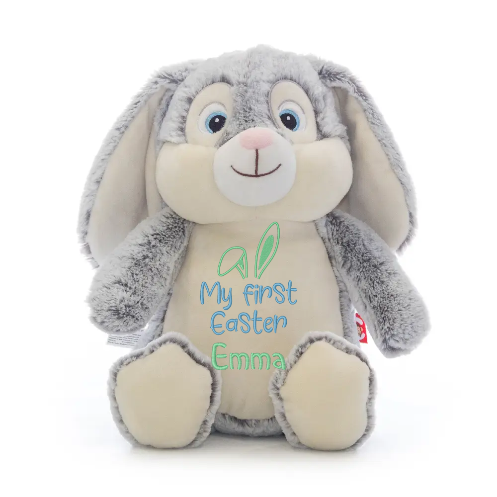 Personalized Easter Stuffed Animal ~ Embroidered Baby Plush ~ 'My First Easter'