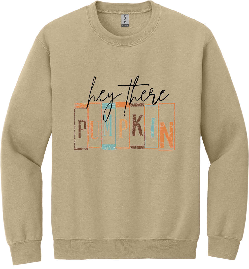 Hey There Pumpkin Unisex Crewneck Sweatshirt ~ Printed in the USA