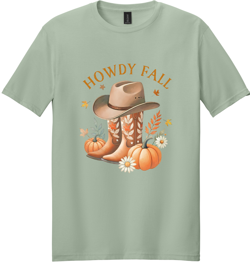 Howdy Fall Boots Unisex Tee ~ Printed in the USA