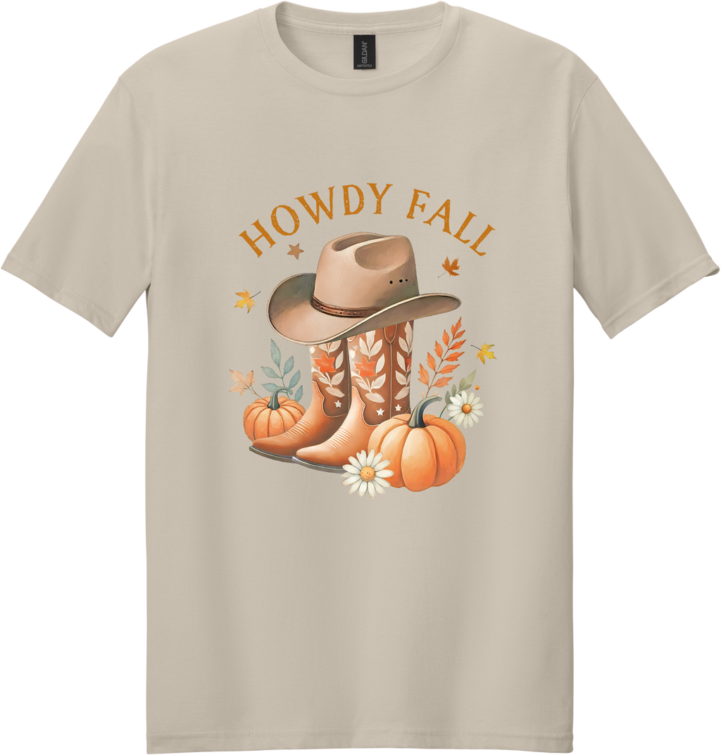 Howdy Fall Boots Unisex Tee ~ Printed in the USA