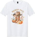 Howdy Fall Boots Unisex Tee ~ Printed in the USA