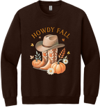 Howdy Fall Unisex Crewneck Sweatshirt ~ Printed in the USA