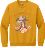 Howdy Fall Unisex Crewneck Sweatshirt ~ Printed in the USA