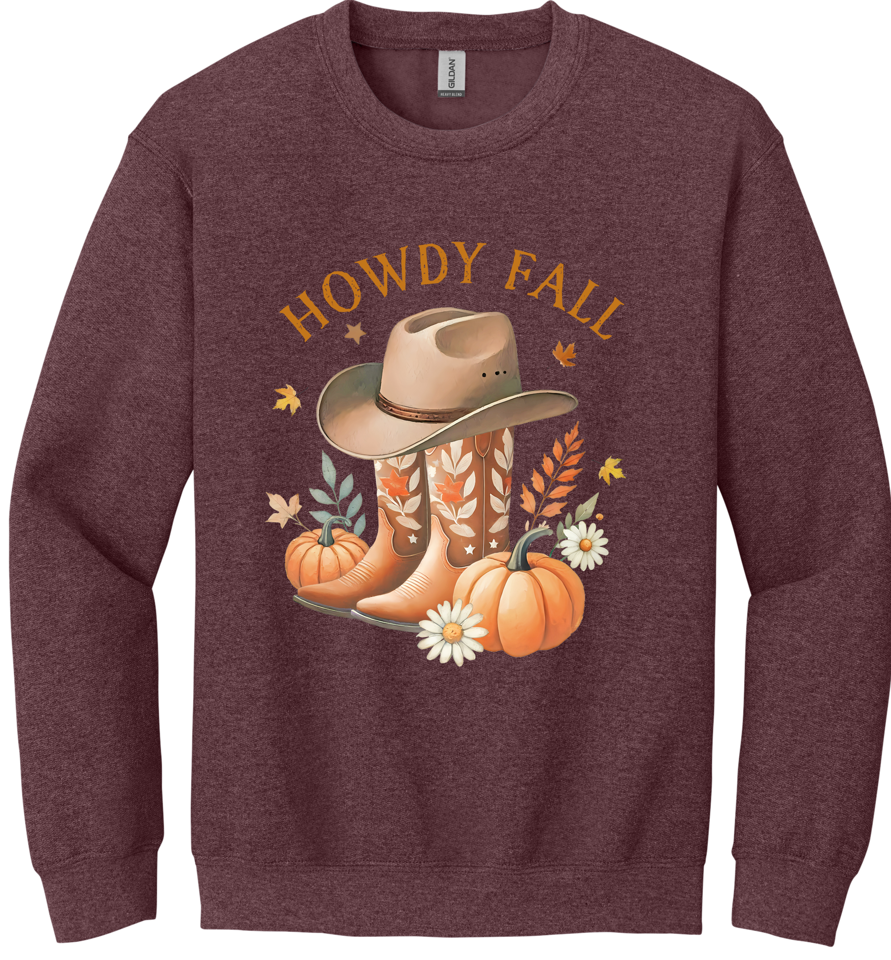 Howdy Fall Unisex Crewneck Sweatshirt ~ Printed in the USA