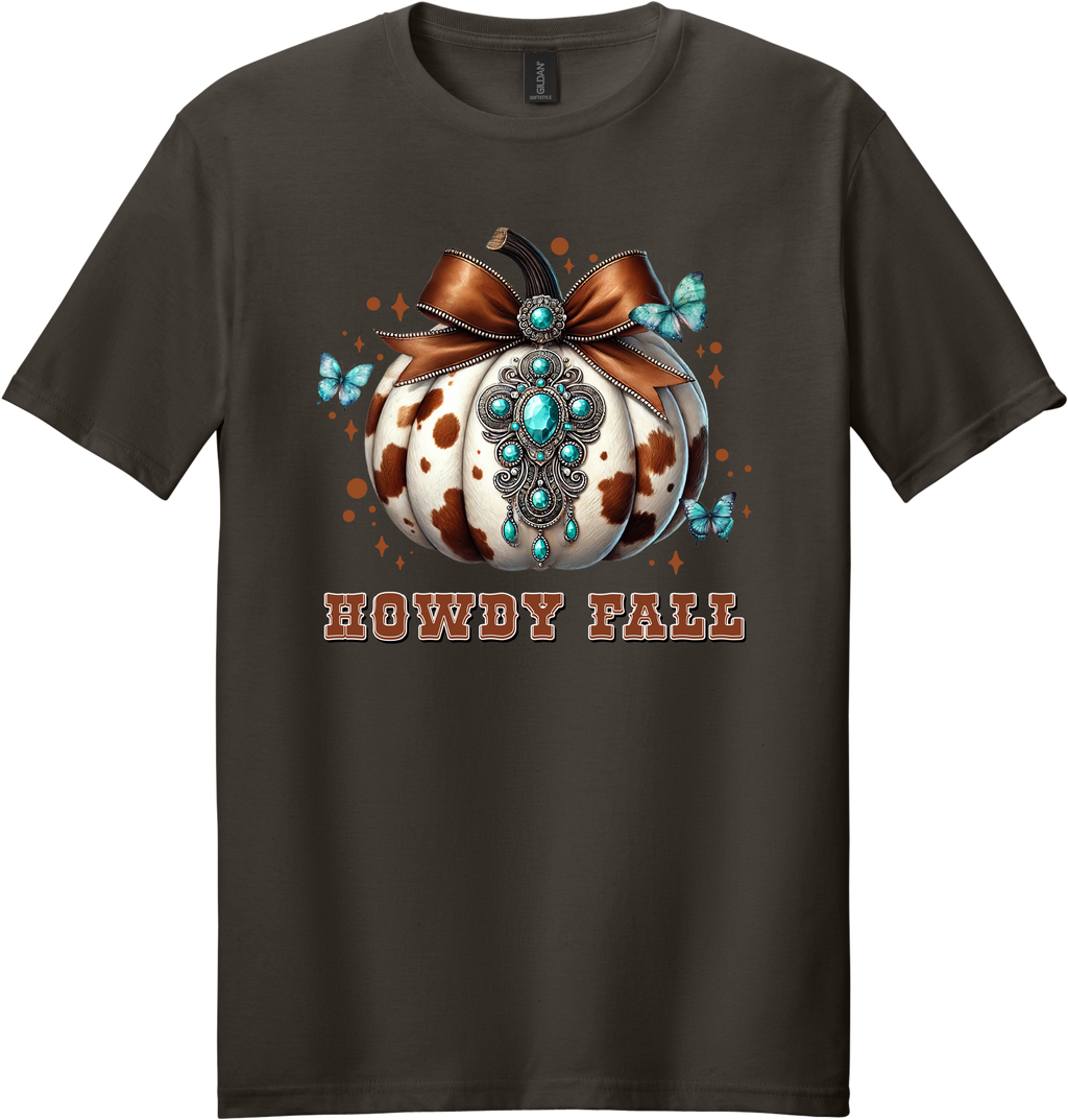 Howdy Fall Pumpkin Unisex Tee ~ Printed in the USA