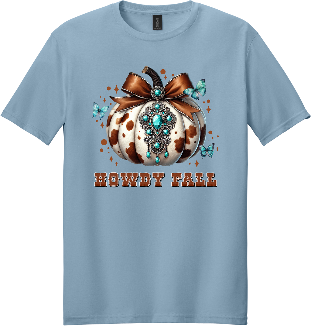 Howdy Fall Pumpkin Unisex Tee ~ Printed in the USA