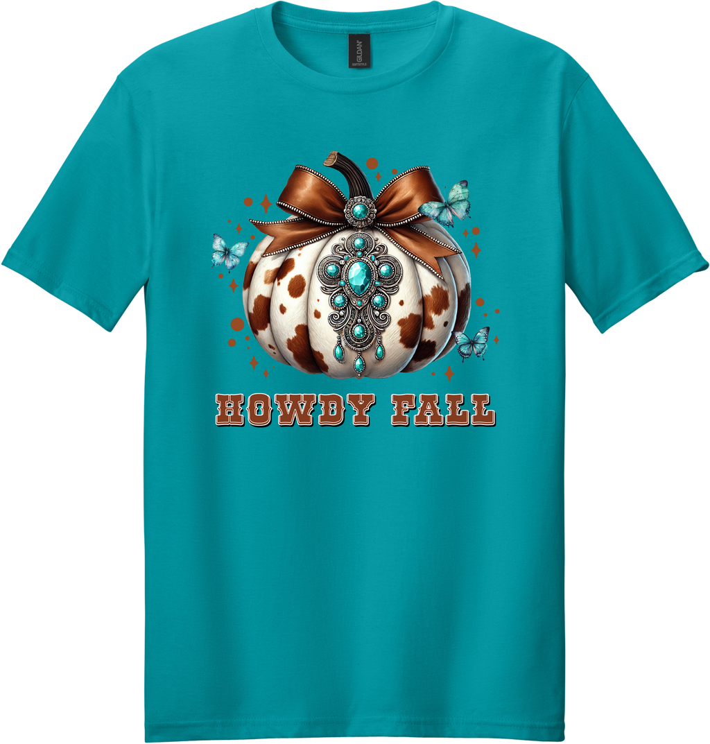 Howdy Fall Pumpkin Unisex Tee ~ Printed in the USA