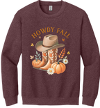 Howdy Fall Unisex Crewneck Sweatshirt ~ Printed in the USA