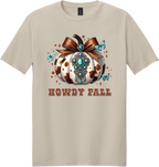 Howdy Fall Pumpkin Unisex Tee ~ Printed in the USA