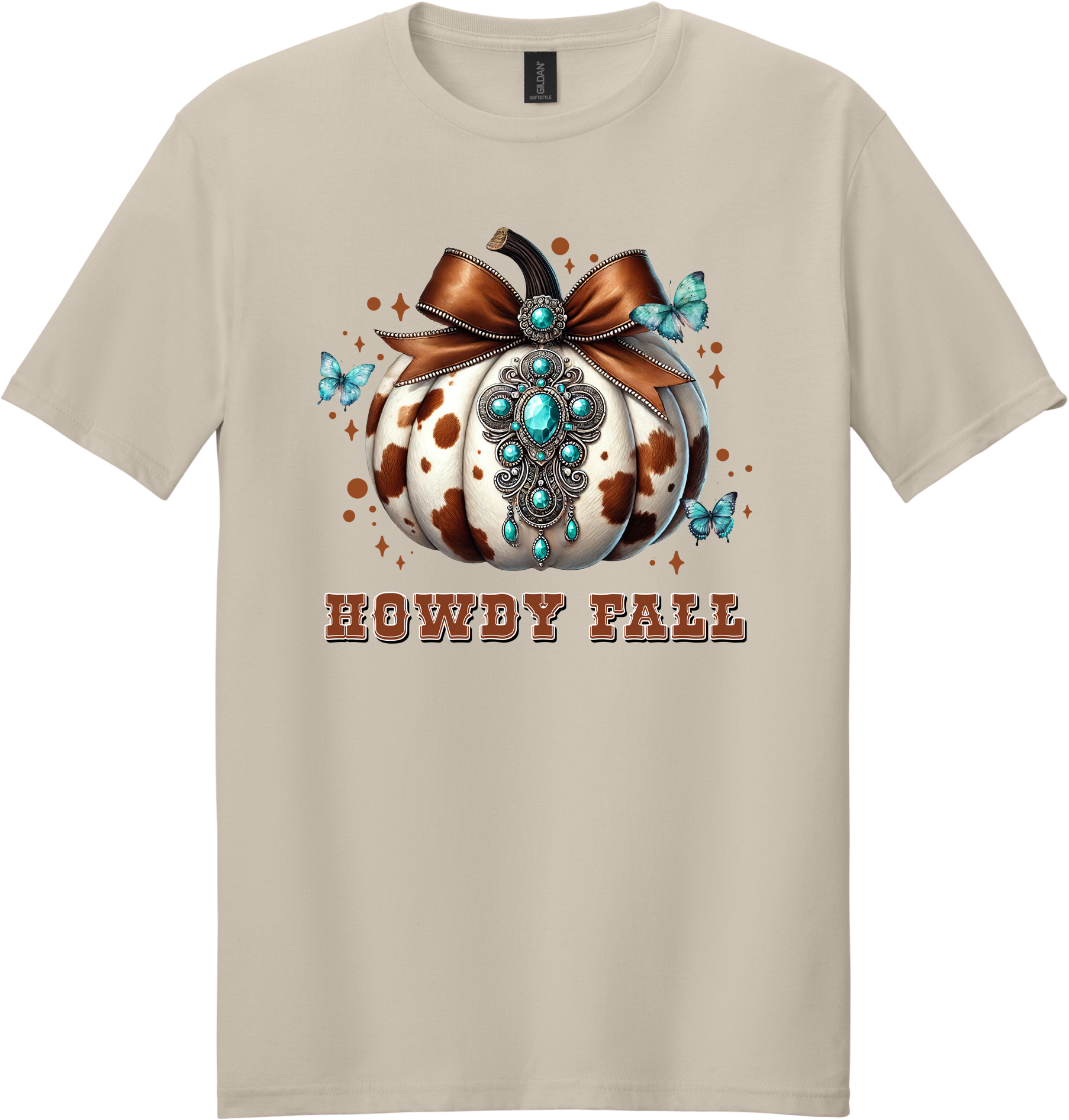 Howdy Fall Pumpkin Unisex Tee ~ Printed in the USA