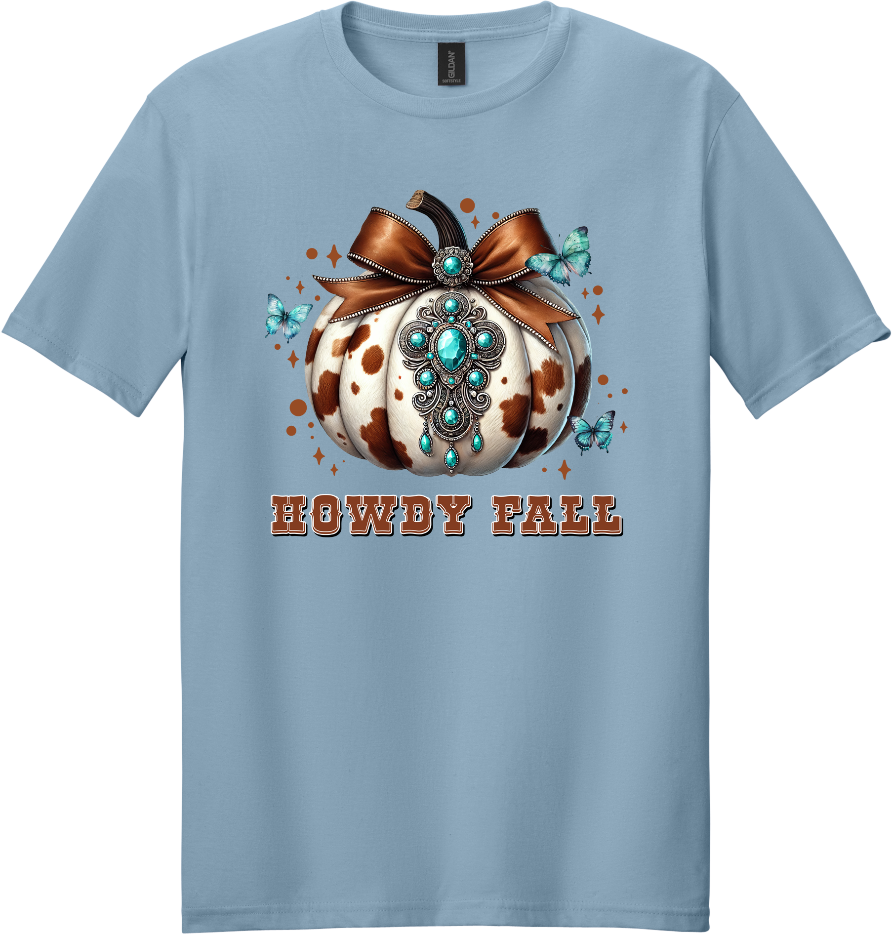 Howdy Fall Pumpkin Unisex Tee ~ Printed in the USA