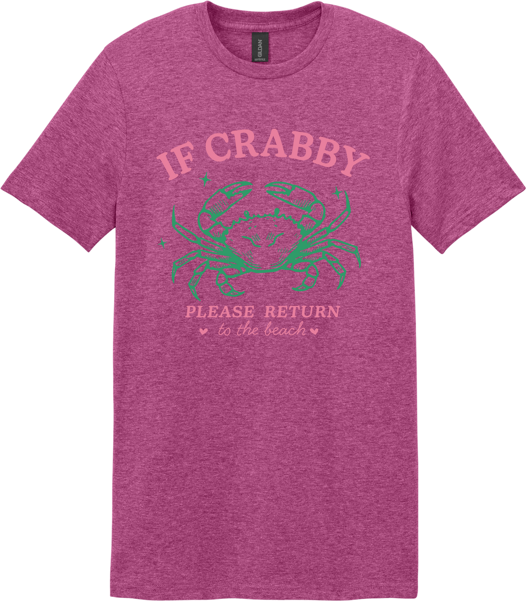 If Crabby Return to the Beach Unisex Tee ~ Printed in the USA