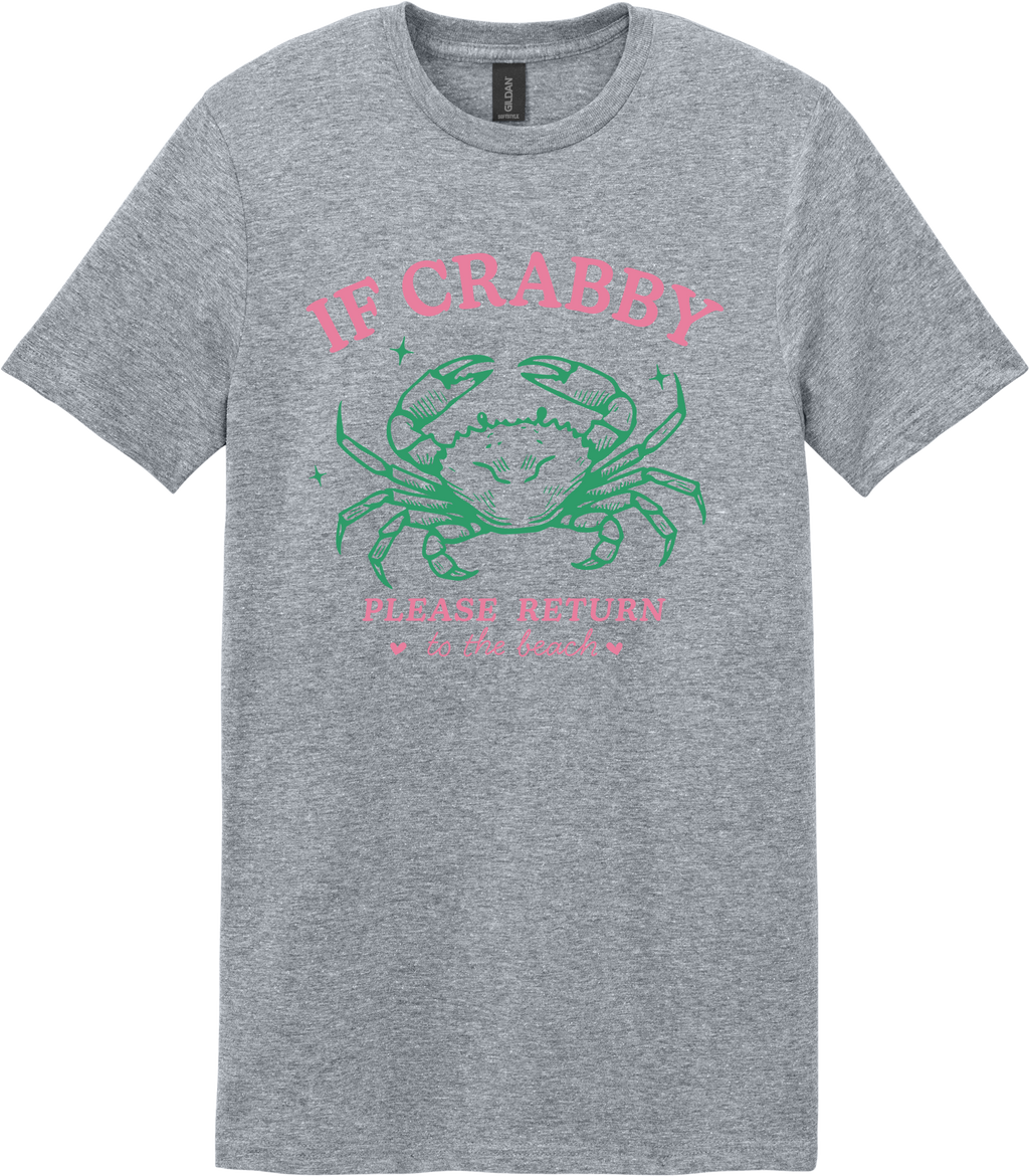 If Crabby Return to the Beach Unisex Tee ~ Printed in the USA