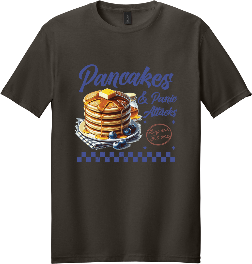 Pancakes and Panic Attacks Unisex Tee ~ Printed in the USA