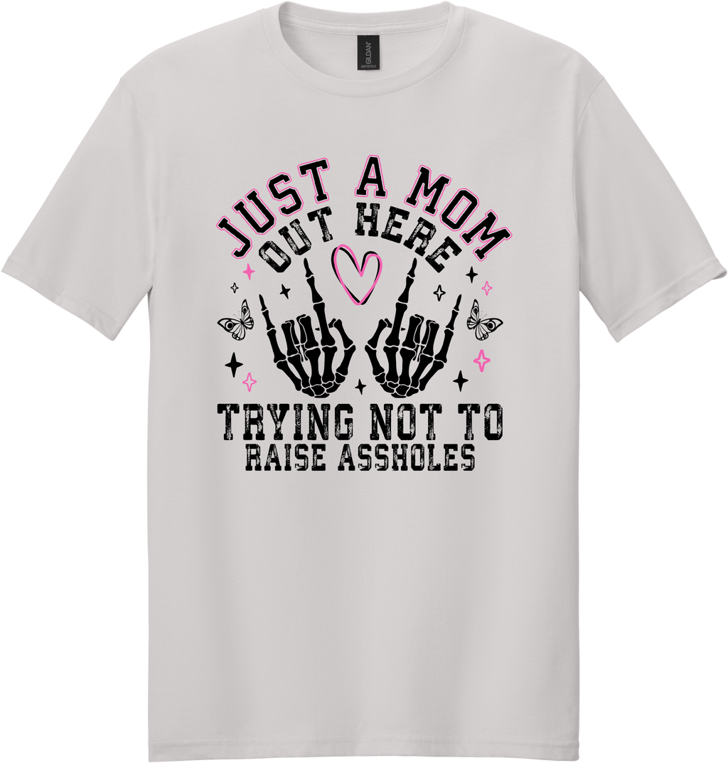 Trying Not To Raise Assholes Unisex Tee ~ Printed in the USA