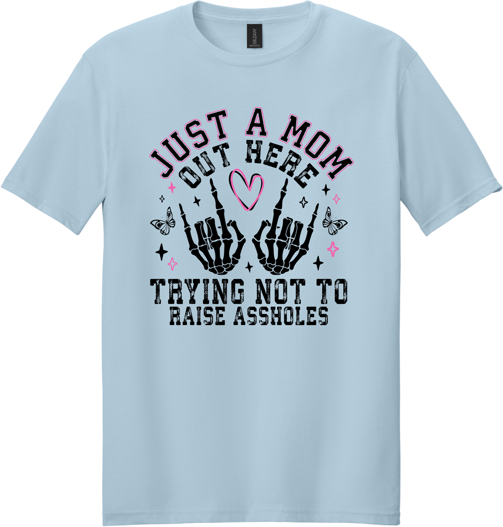 Trying Not To Raise Assholes Unisex Tee ~ Printed in the USA