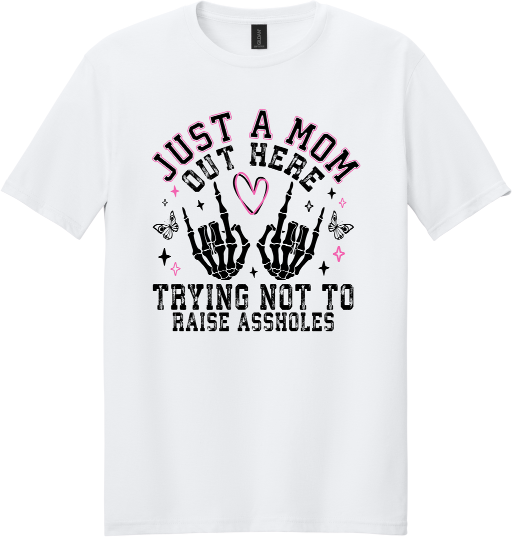 Trying Not To Raise Assholes Unisex Tee ~ Printed in the USA