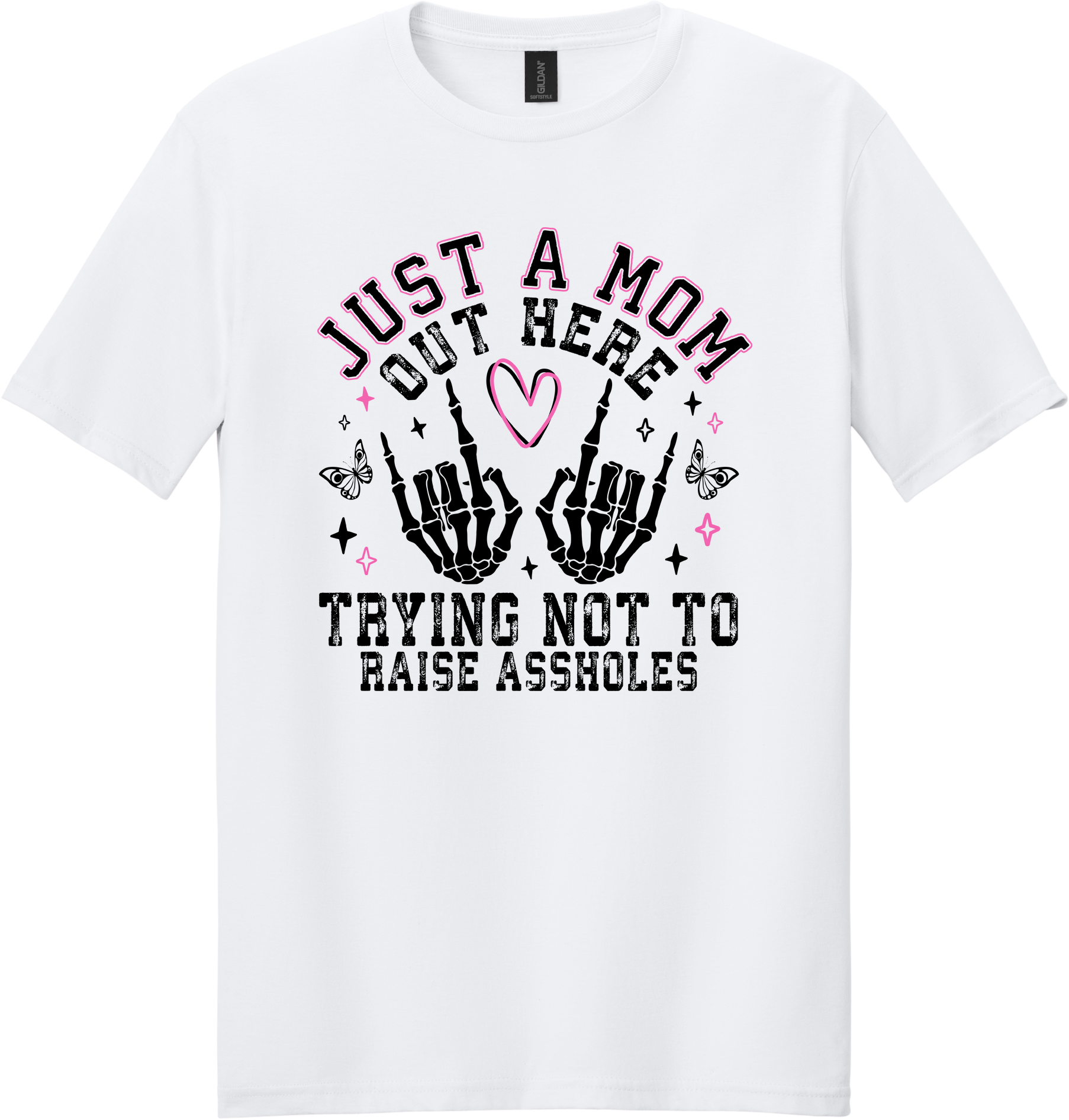 Trying Not To Raise Assholes Unisex Tee ~ Printed in the USA