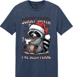 Sorry Santa I've Been Feral Unisex Tee ~ Printed in the USA