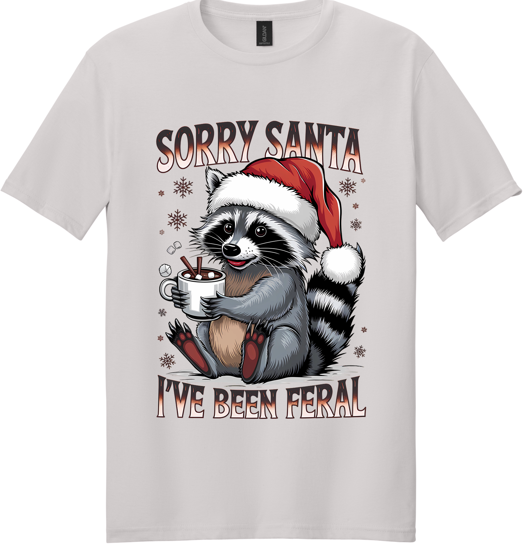 Sorry Santa I've Been Feral Unisex Tee ~ Printed in the USA